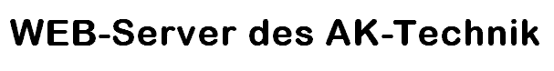 WEB-Server des AK-Technik